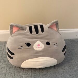 20 in discontinued gray cat squishmallow - great condition!